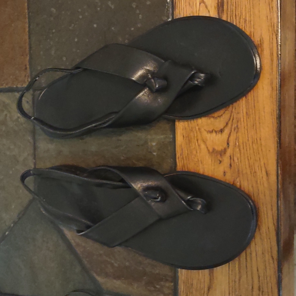 Dark brown sandals